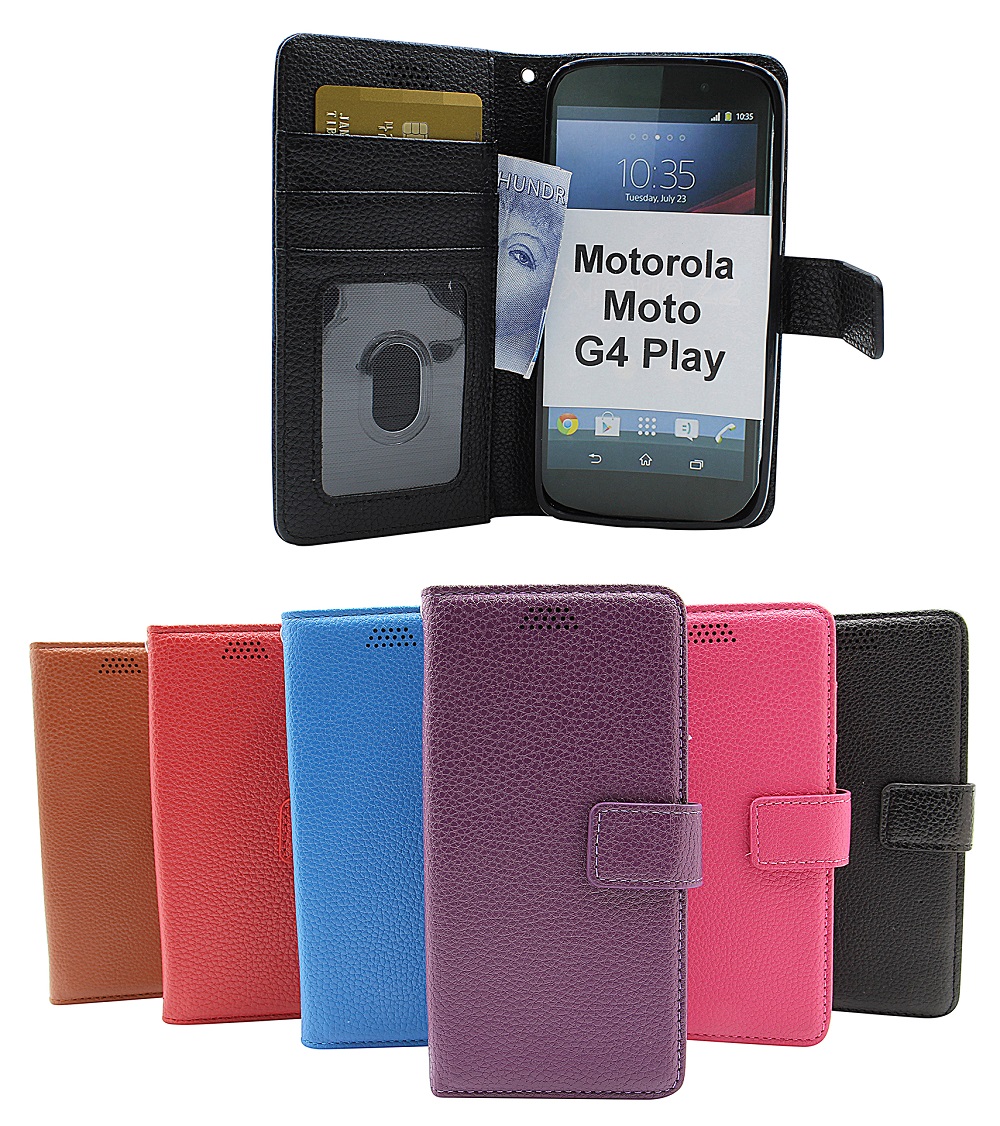 billigamobilskydd.seNew Standcase Wallet Motorola Moto G4 Play