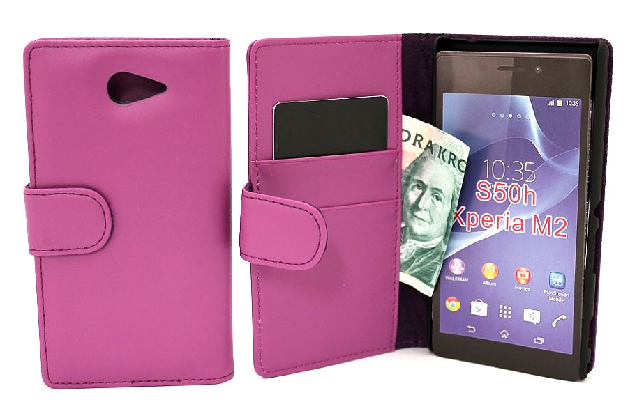 CoverInPlnboksfodral Sony Xperia M2 (D2303)