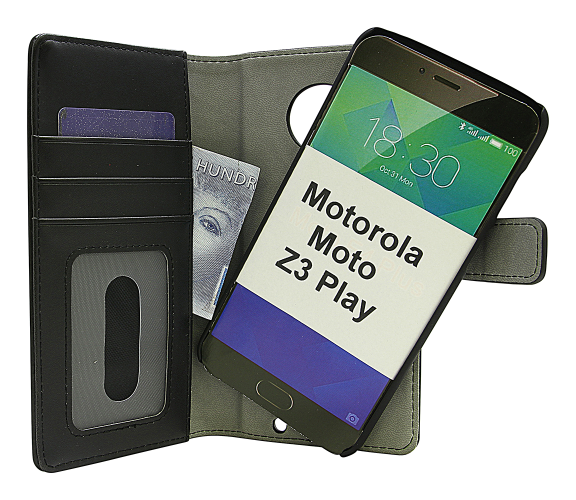 CoverInSkimblocker Magnet Fodral Motorola Moto Z3 Play