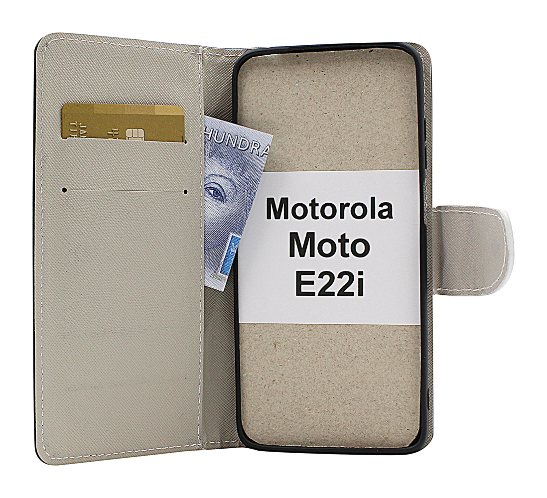 billigamobilskydd.seDesignwallet Motorola Moto E22i
