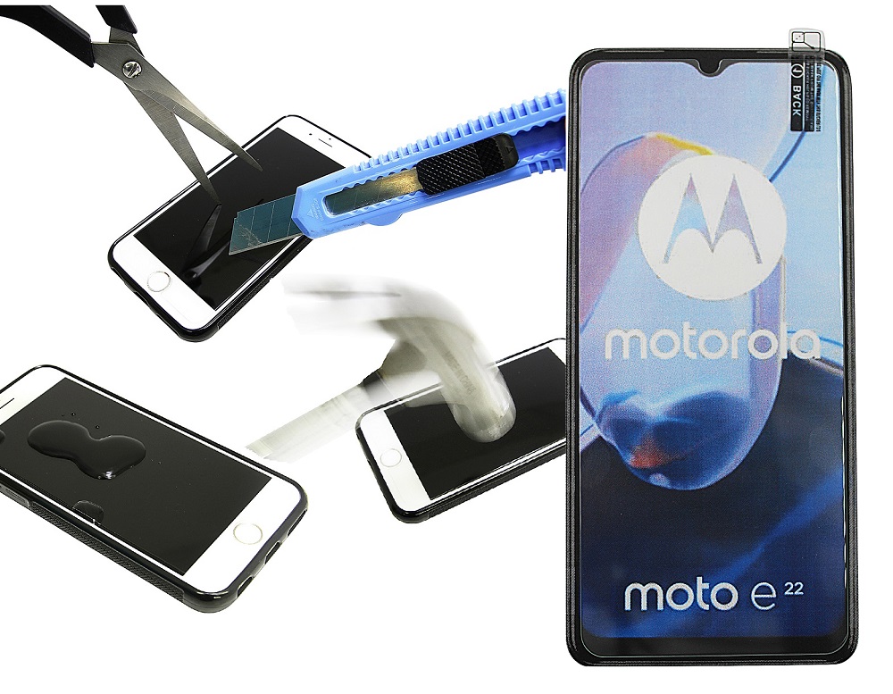 billigamobilskydd.seHrdat glas Motorola Moto E22i