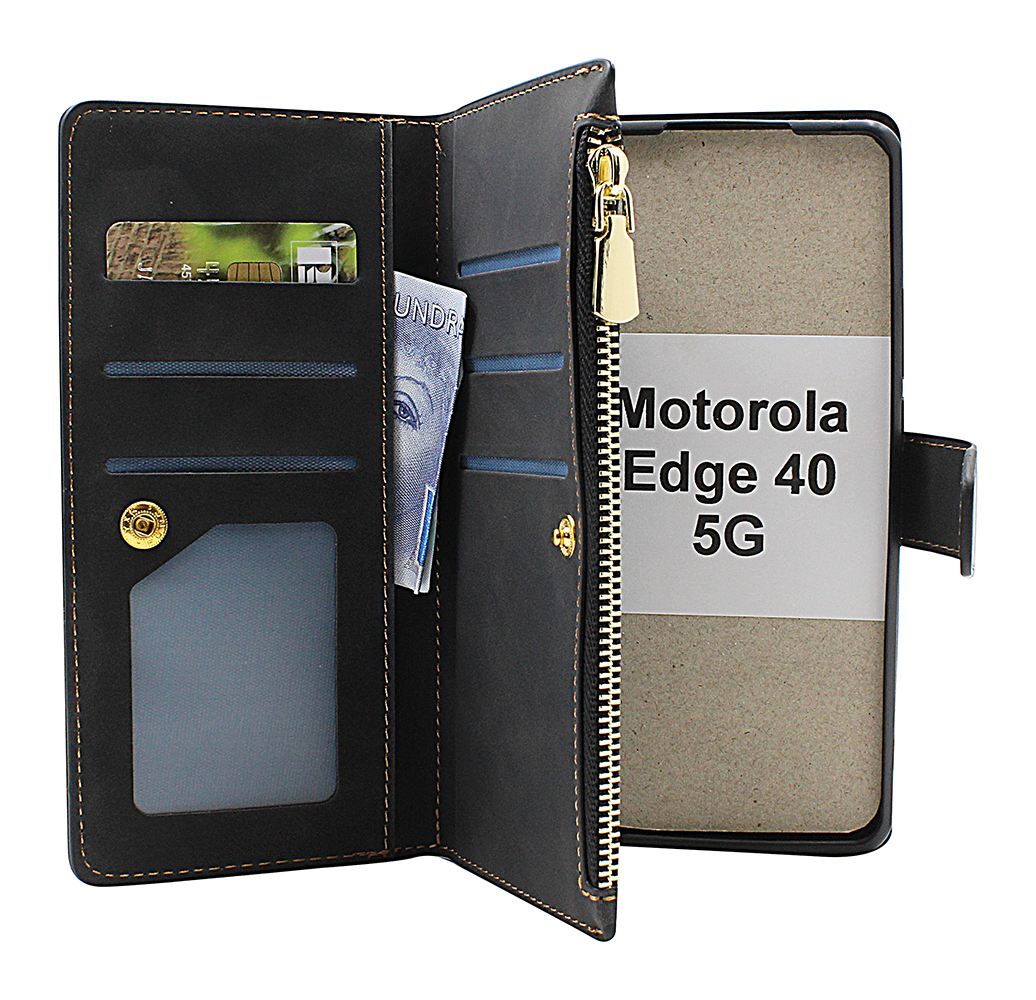 billigamobilskydd.seXL Standcase Lyxfodral Motorola Edge 40 5G