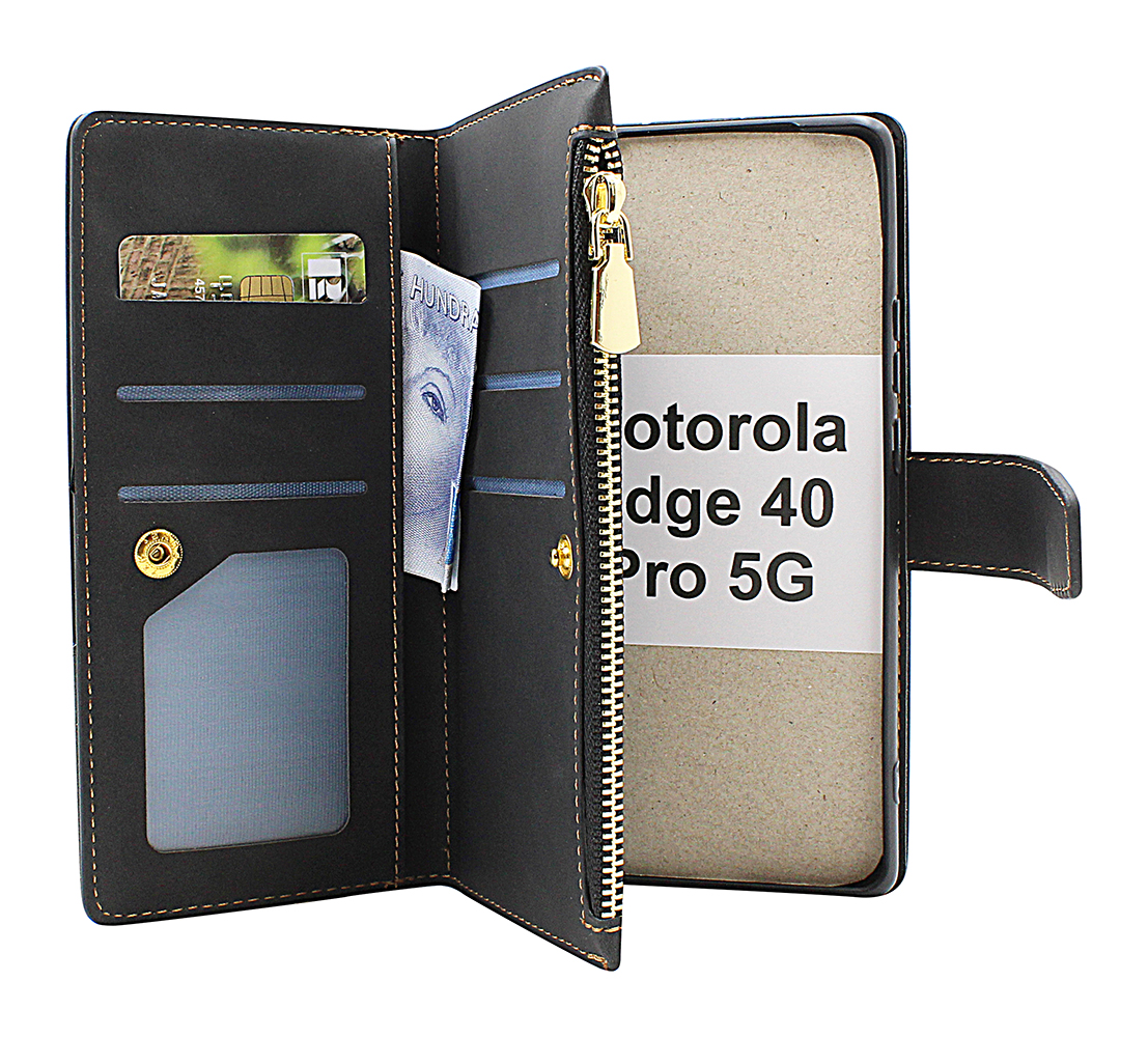 billigamobilskydd.seXL Standcase Lyxfodral Motorola Edge 40 Pro 5G