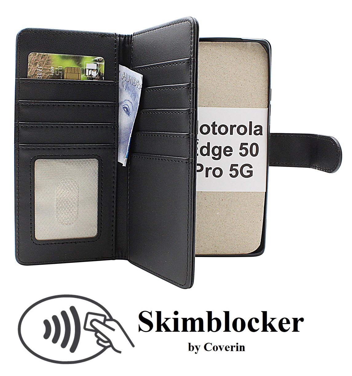 Skimblocker Motorola Edge 50 Pro 5G XL Plånboksfodral