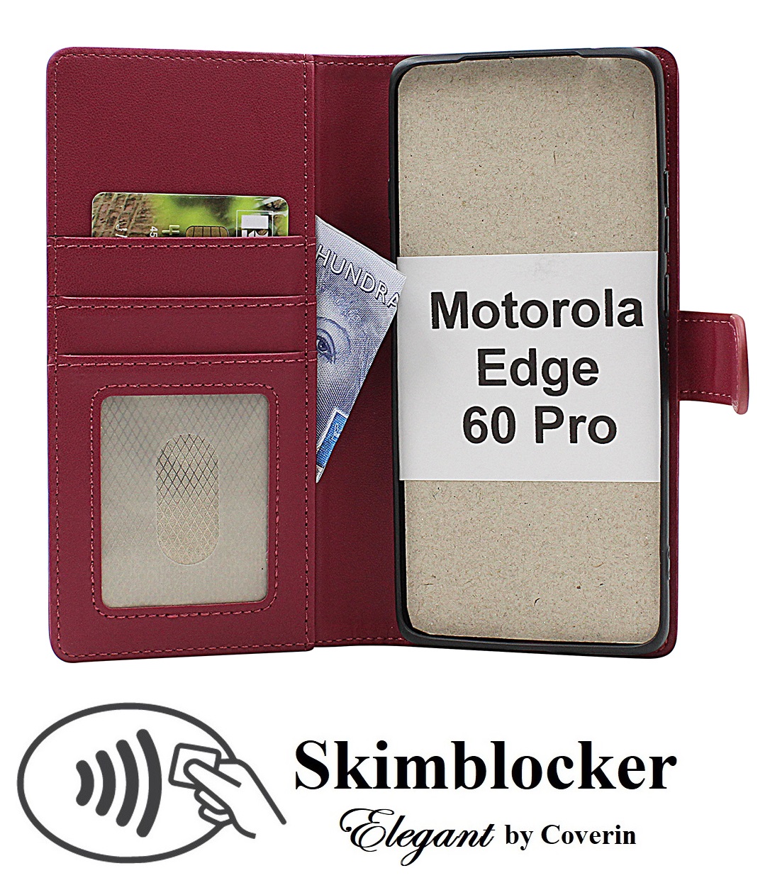 Skimblocker Motorola Edge 60 Pro Plånboksfodral
