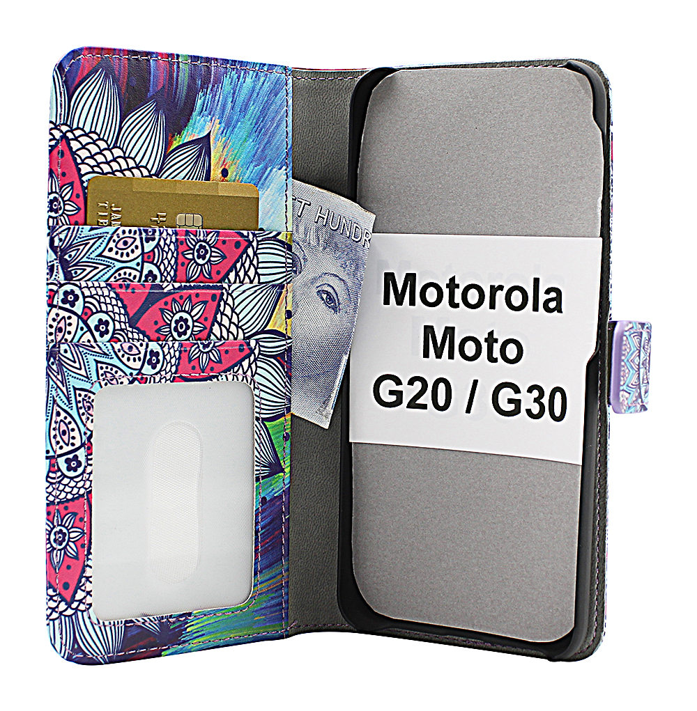 CoverInSkimblocker Magnet Designwallet Motorola Moto G20 / Moto G30