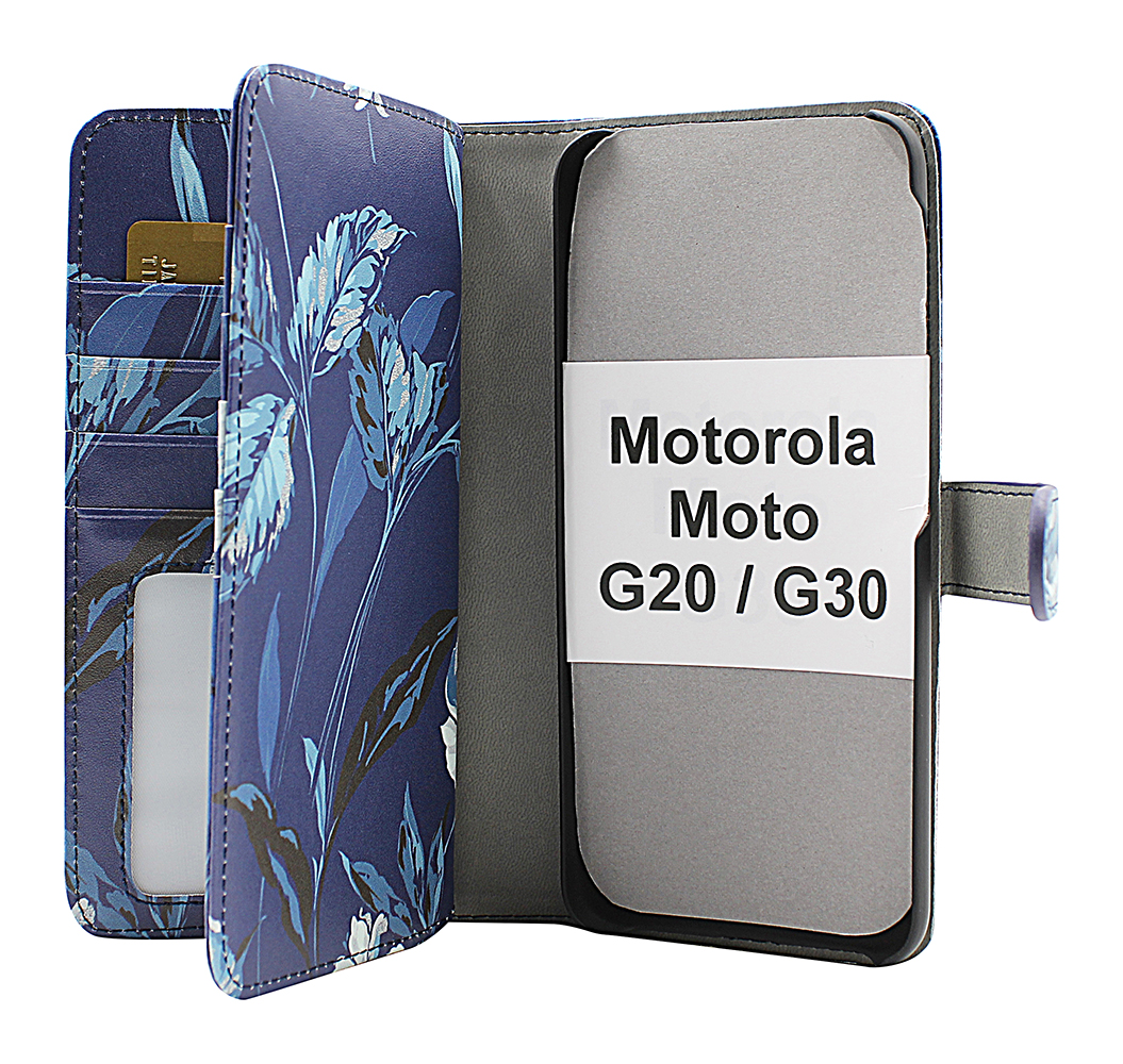 CoverInSkimblocker XL Magnet Designwallet Motorola Moto G20 / Moto G30