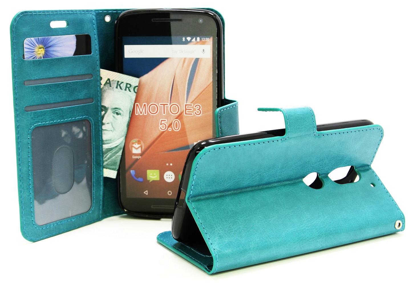 Crazy Horse Wallet Lenovo Motorola Moto E3 (XT1700)