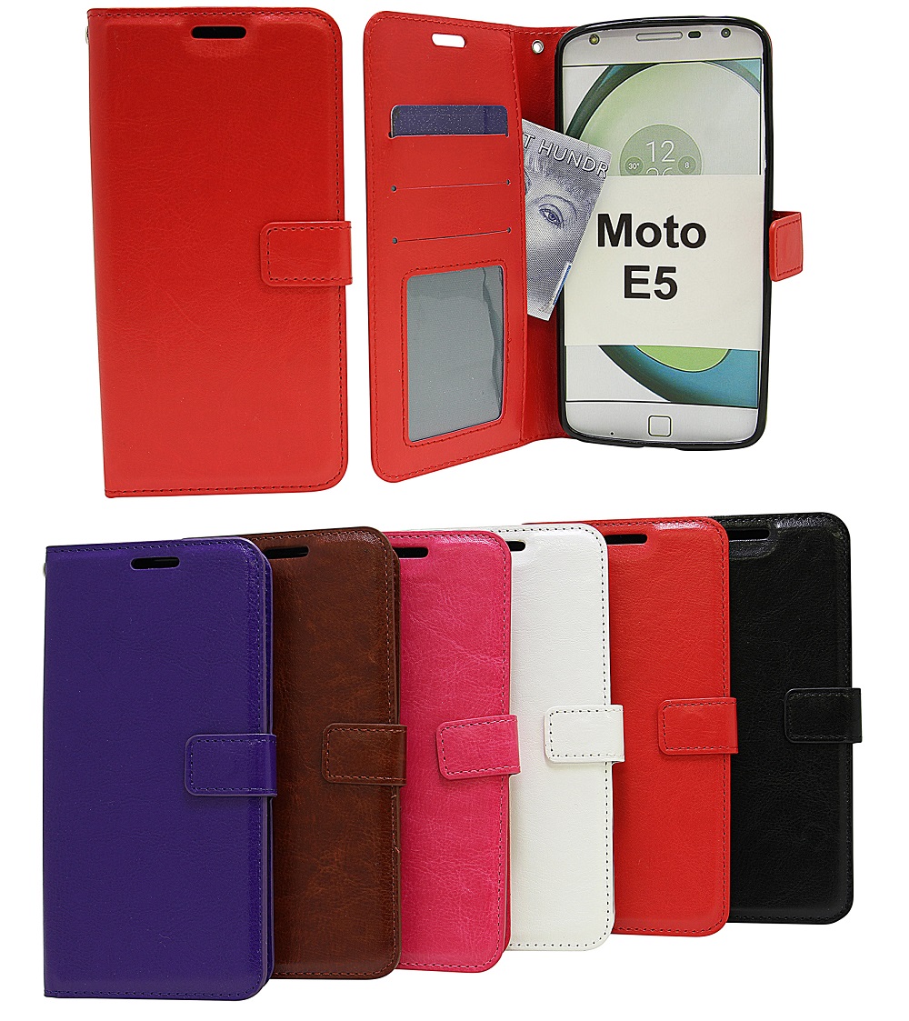 billigamobilskydd.seCrazy Horse Wallet Motorola Moto E5 / Moto E (5th gen)