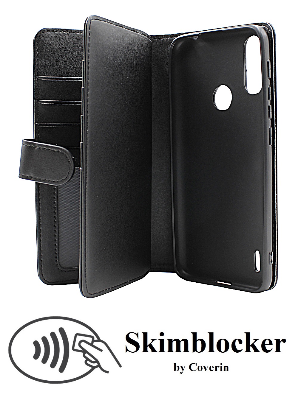 CoverInSkimblocker XL Wallet Motorola Moto E7i Power
