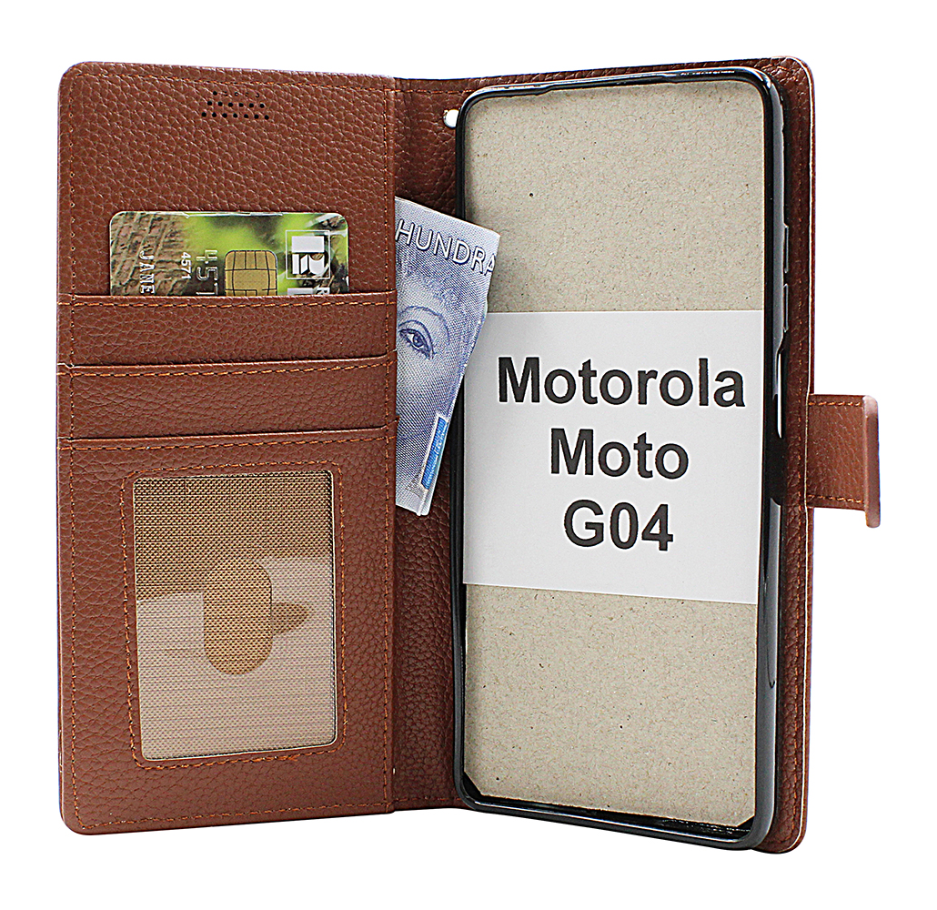 New Standcase Wallet Motorola Moto G04