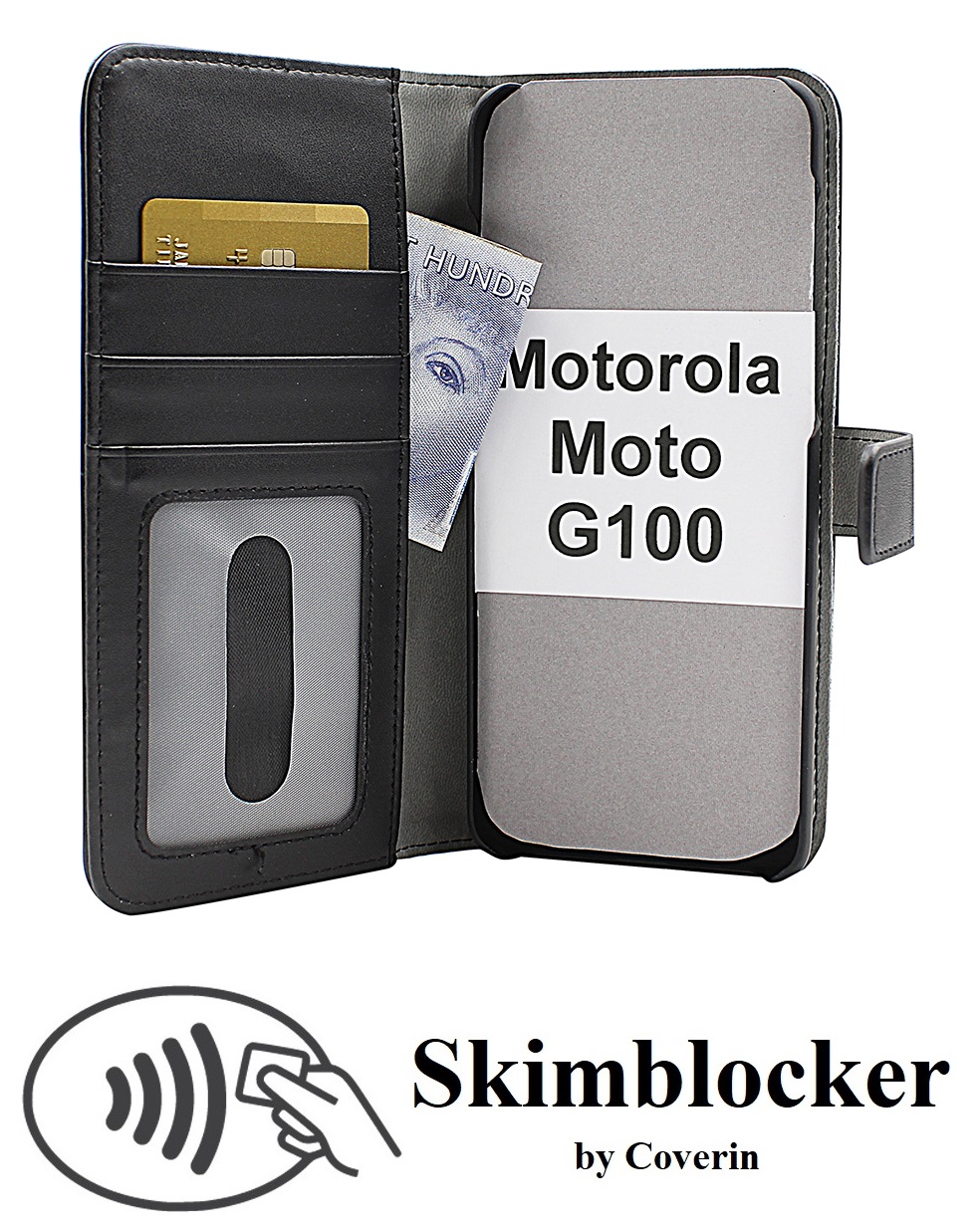 CoverInSkimblocker Magnet Fodral Motorola Moto G100