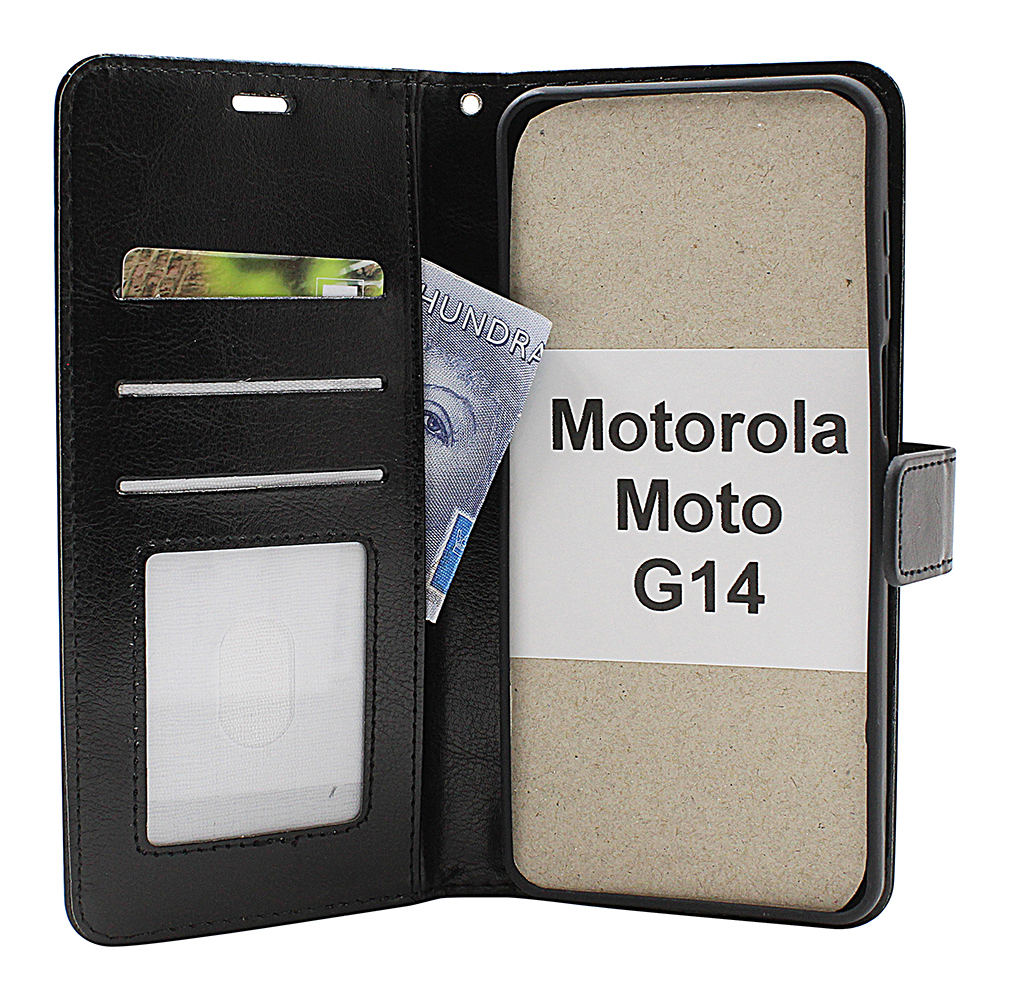 billigamobilskydd.seCrazy Horse Wallet Motorola Moto G14
