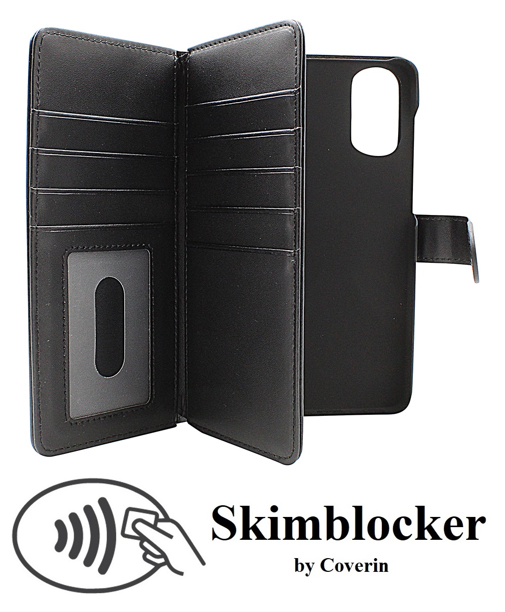 CoverInSkimblocker XL Magnet Fodral Motorola Moto E32s