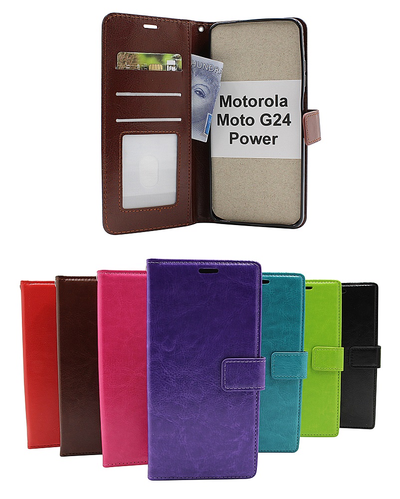 billigamobilskydd.seCrazy Horse Wallet Motorola Moto G24 Power