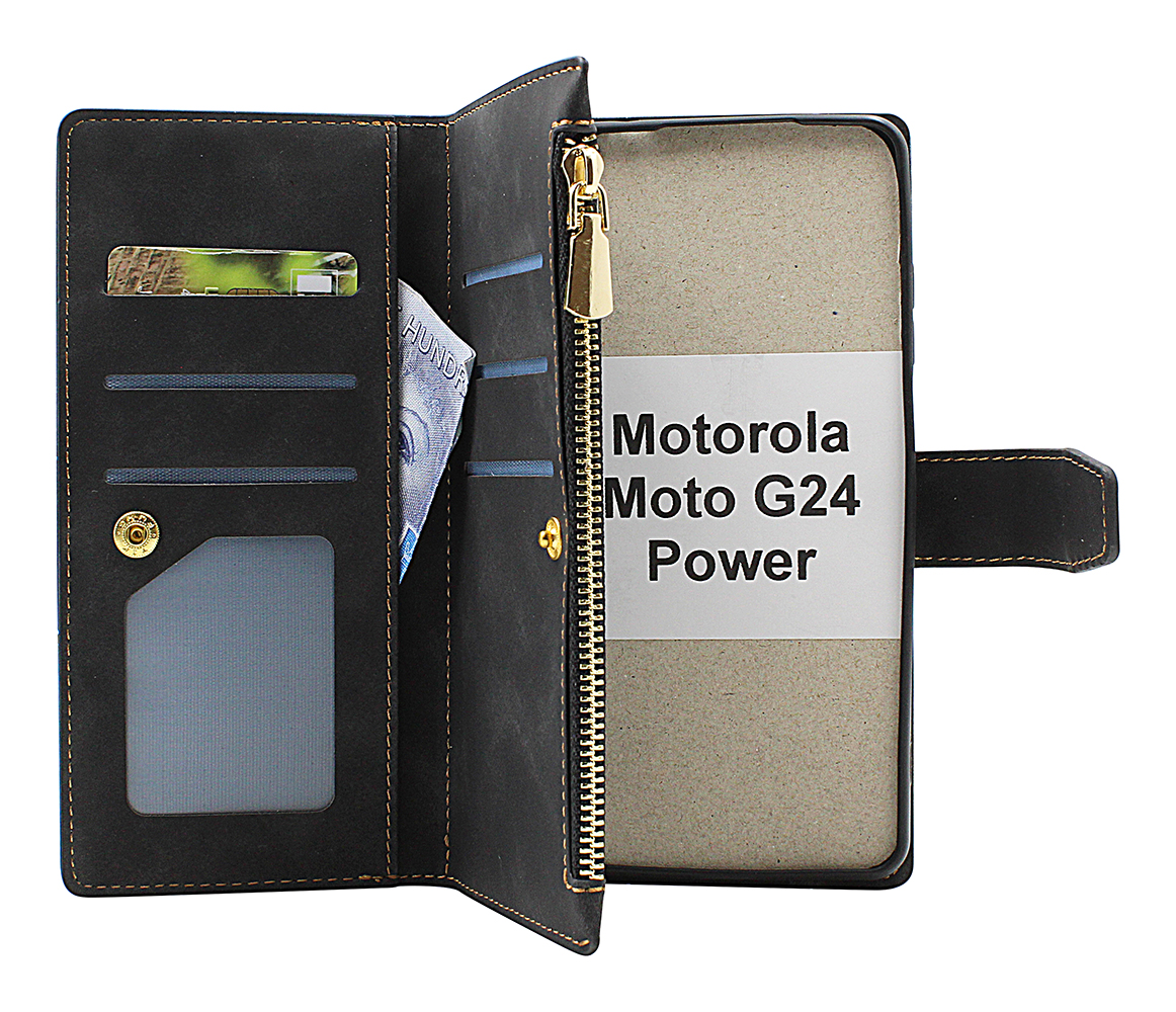 billigamobilskydd.seXL Standcase Lyxfodral Motorola Moto G24 Power