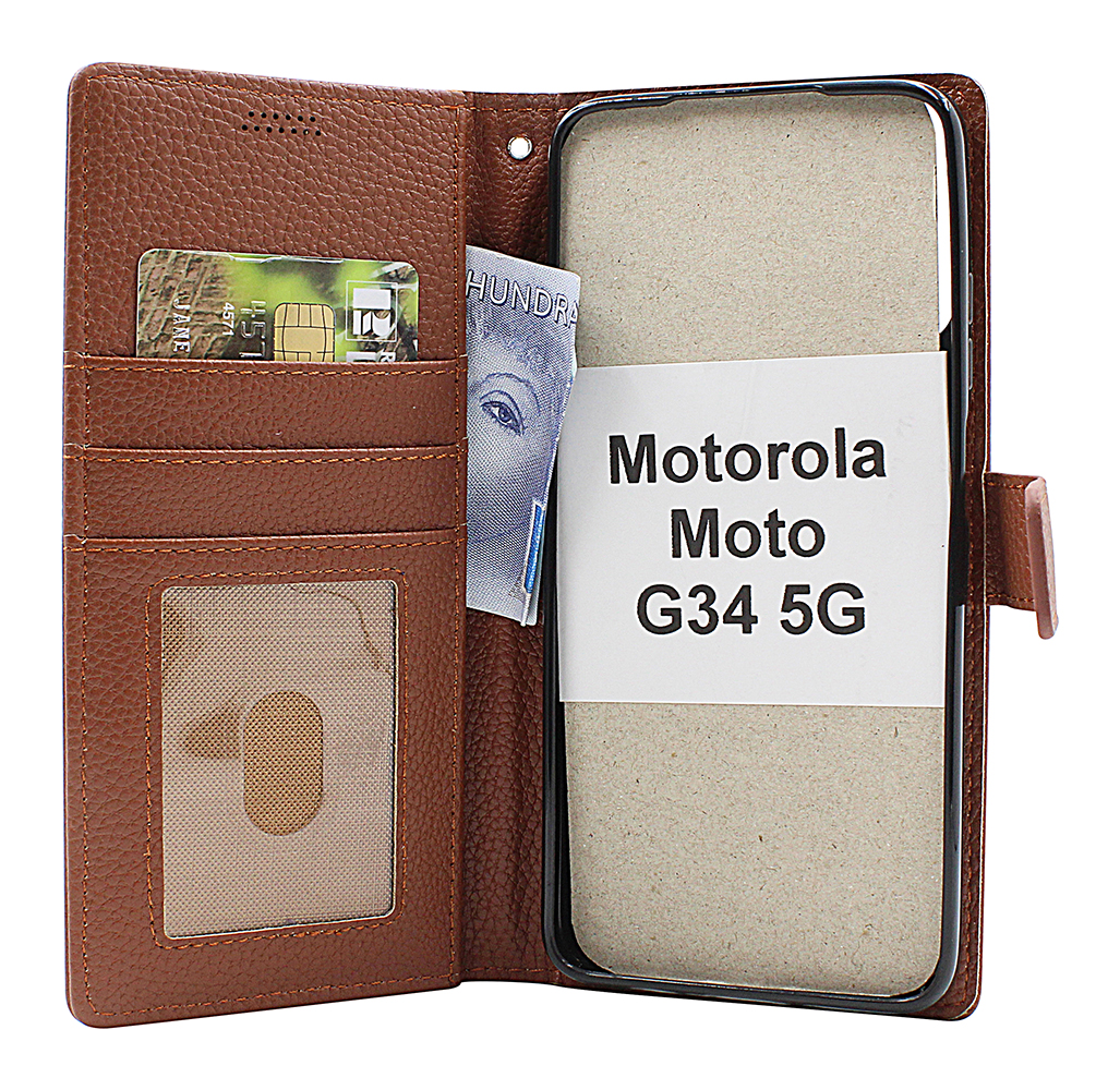 New Standcase Wallet Motorola Moto G34 5G