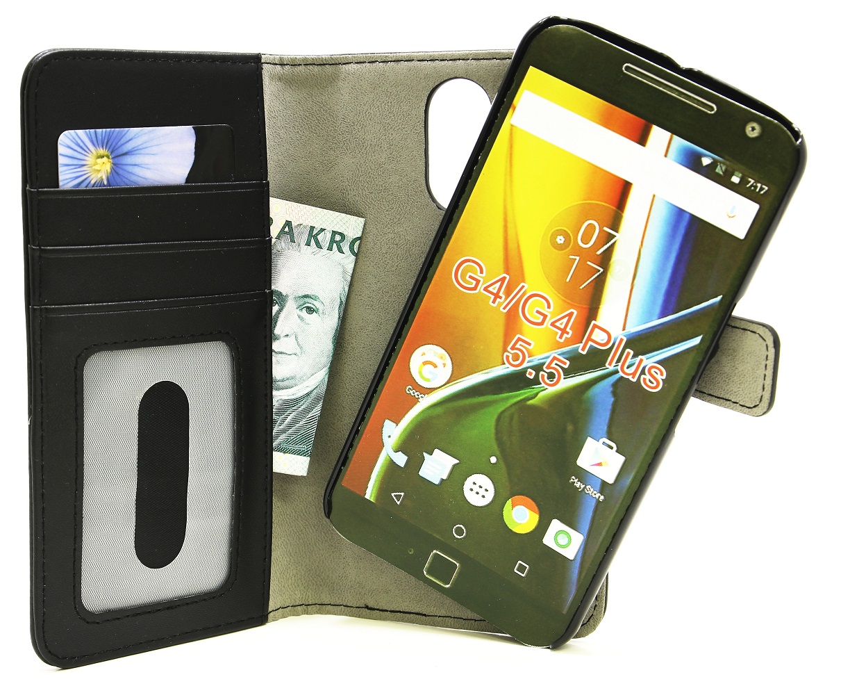 Magnet Fodral Lenovo Motorola Moto G4 / G4 Plus