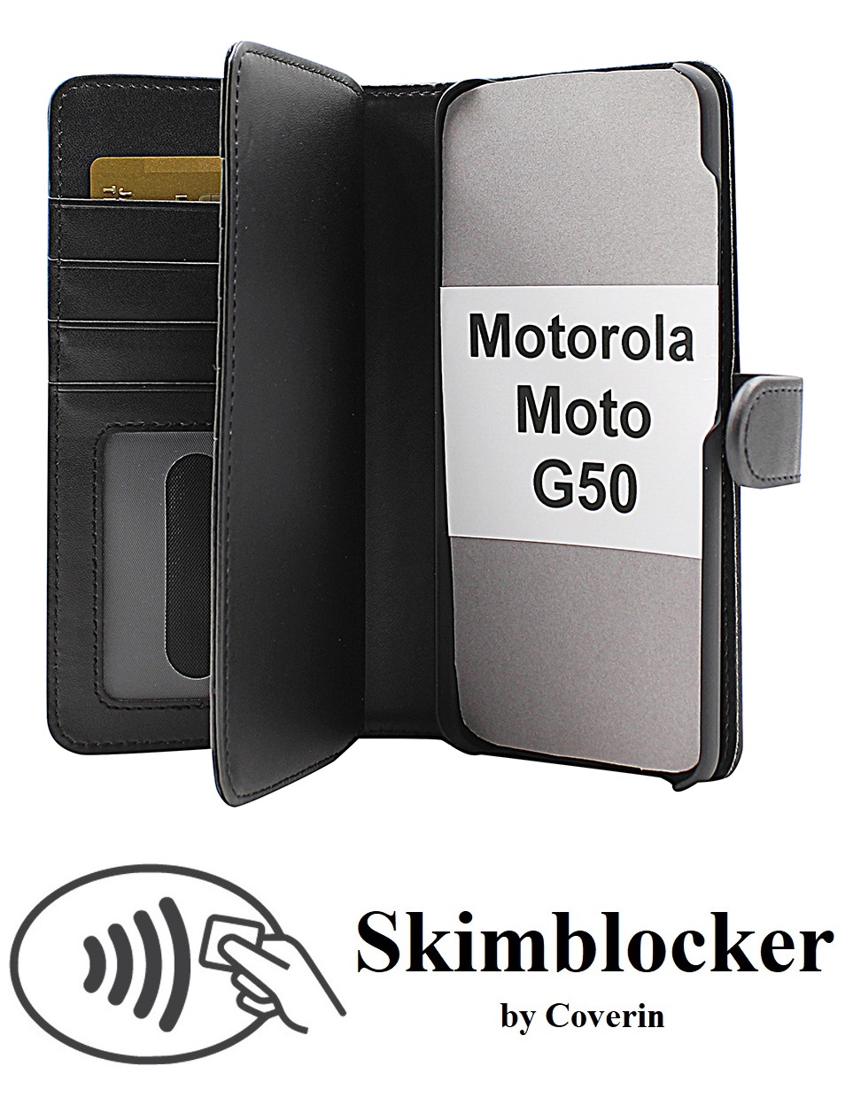 CoverInSkimblocker XL Magnet Fodral Motorola Moto G50