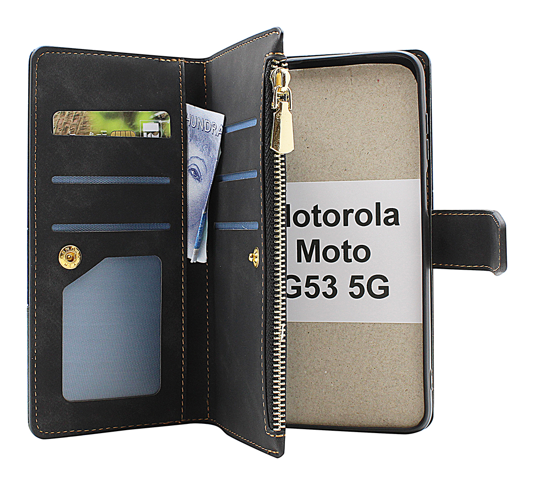 billigamobilskydd.seXL Standcase Lyxfodral Motorola Moto G53 5G