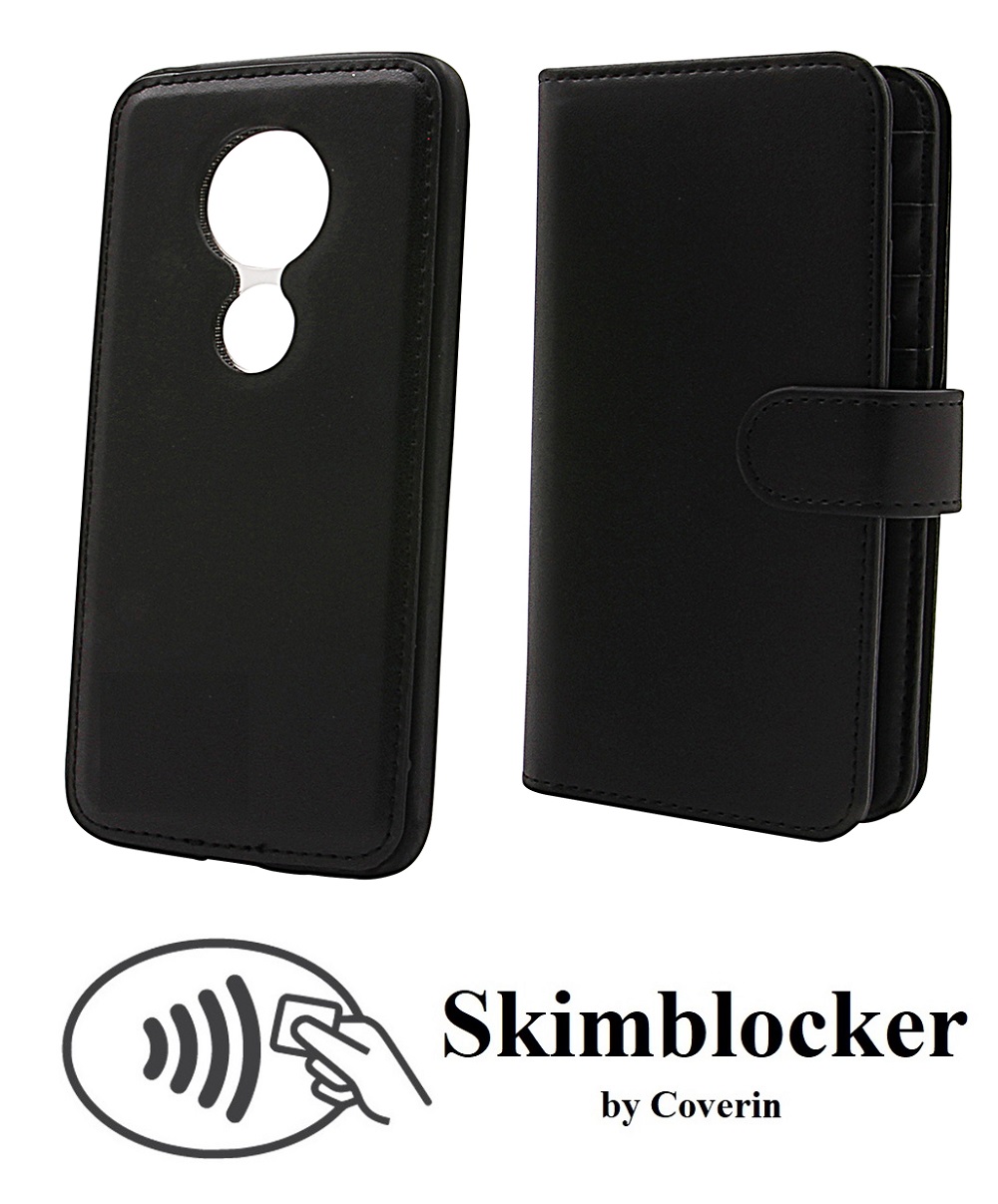 CoverInSkimblocker XL Magnet Fodral Motorola Moto G7 Play