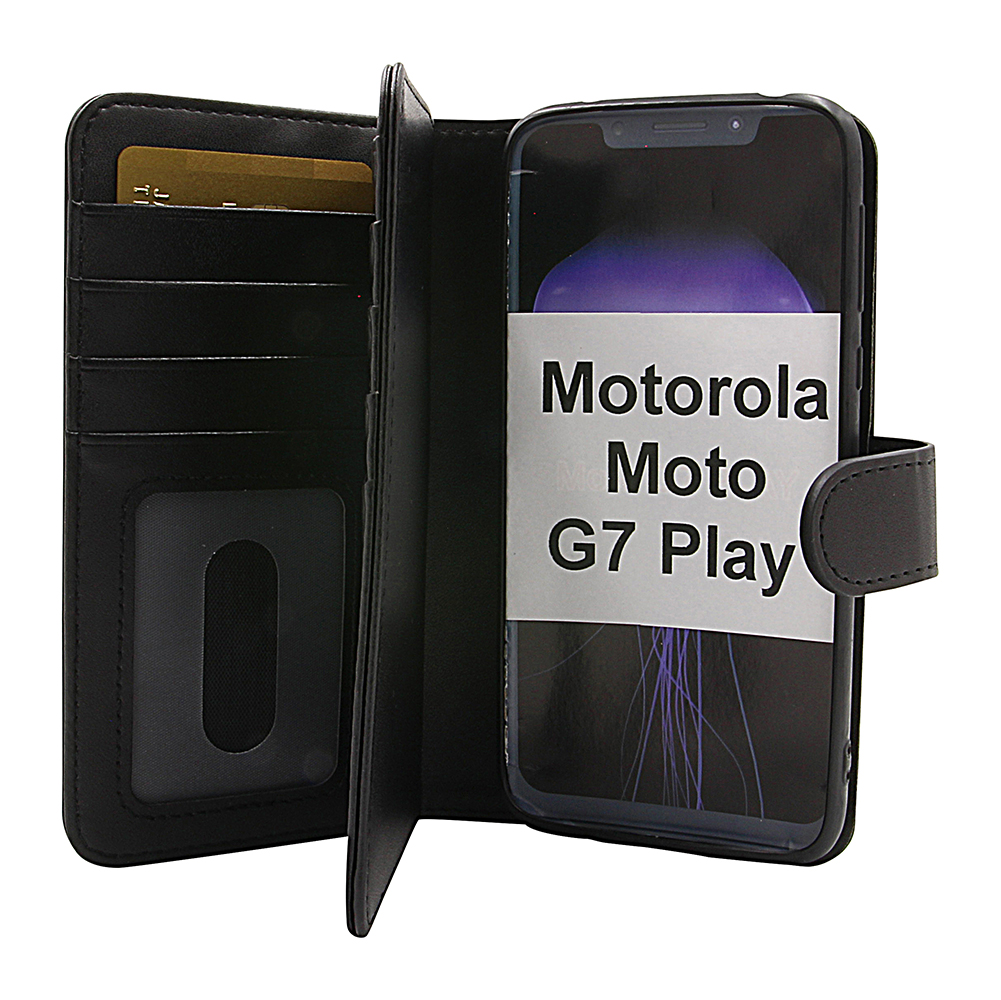 CoverInSkimblocker XL Magnet Fodral Motorola Moto G7 Play