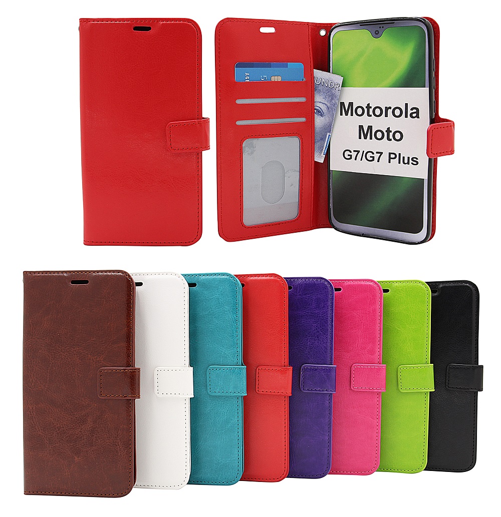 billigamobilskydd.seCrazy Horse Wallet Motorola Moto G7 / Moto G7 Plus