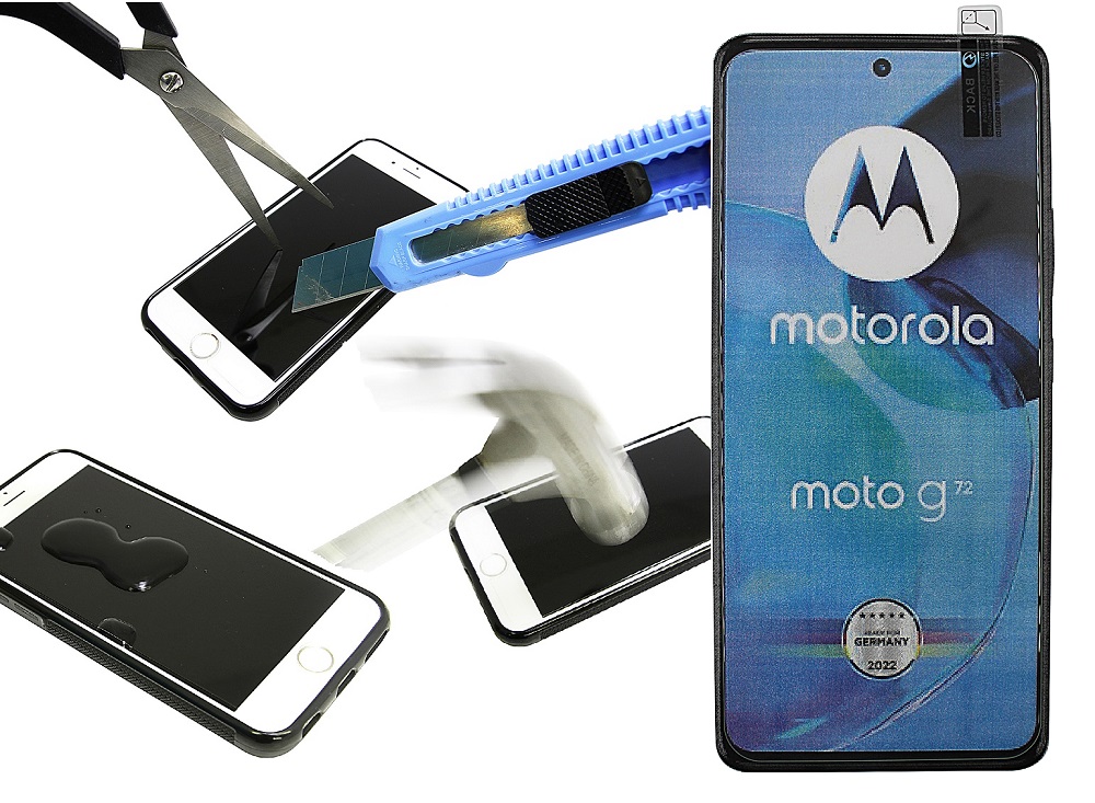 billigamobilskydd.seHrdat glas Motorola Moto G72