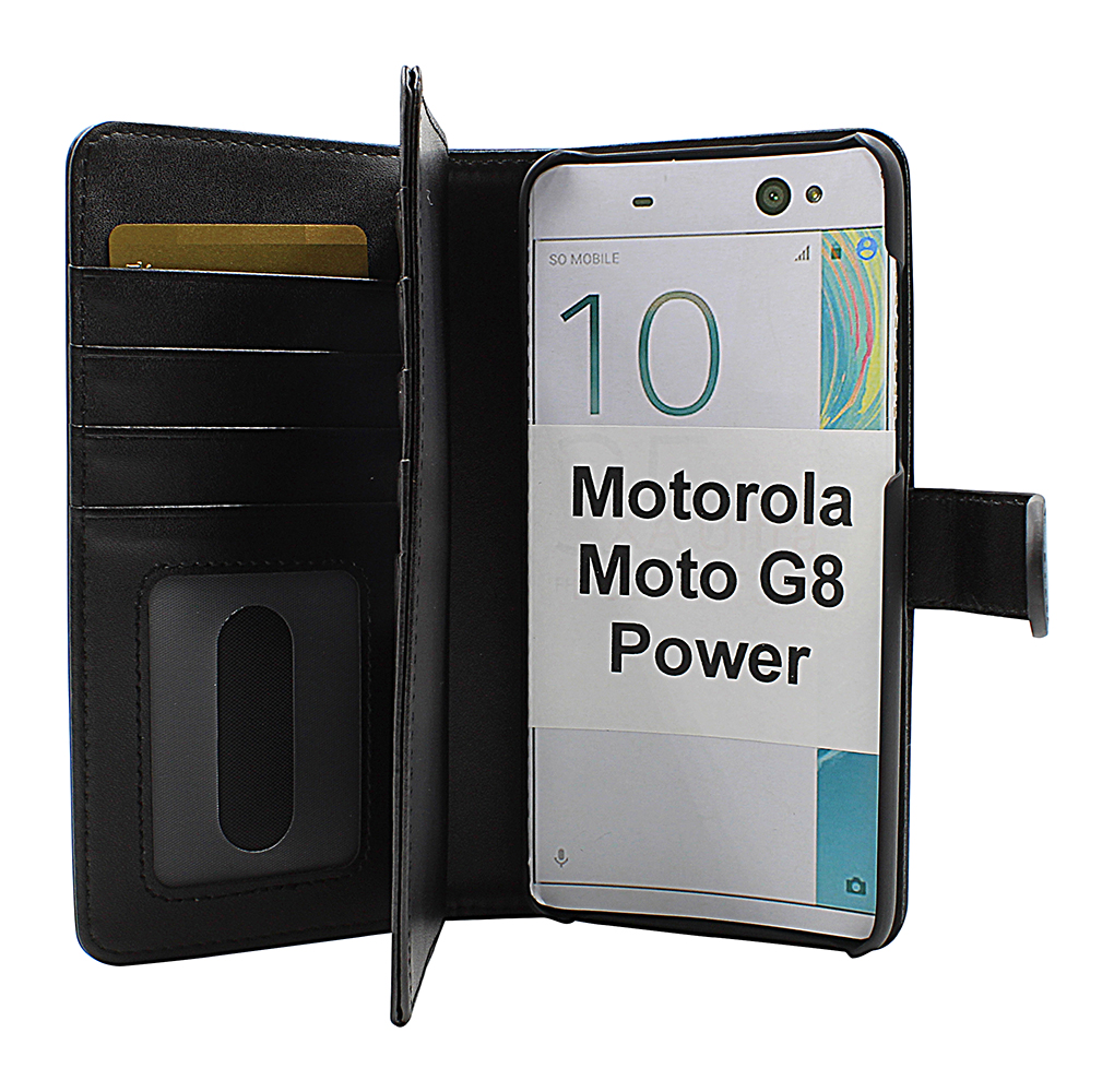 CoverInSkimblocker XL Magnet Fodral Motorola Moto G8 Power