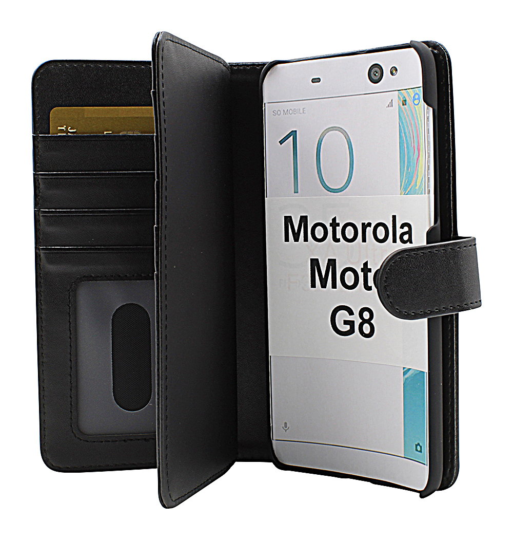 CoverInSkimblocker XL Magnet Fodral Motorola Moto G8 (XT2045-1/XT2045-2)