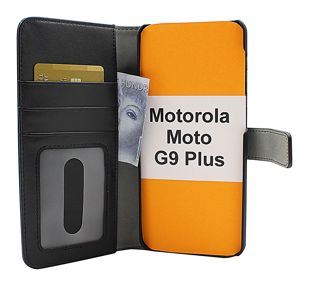 CoverInSkimblocker Magnet Fodral Motorola Moto G9 Plus