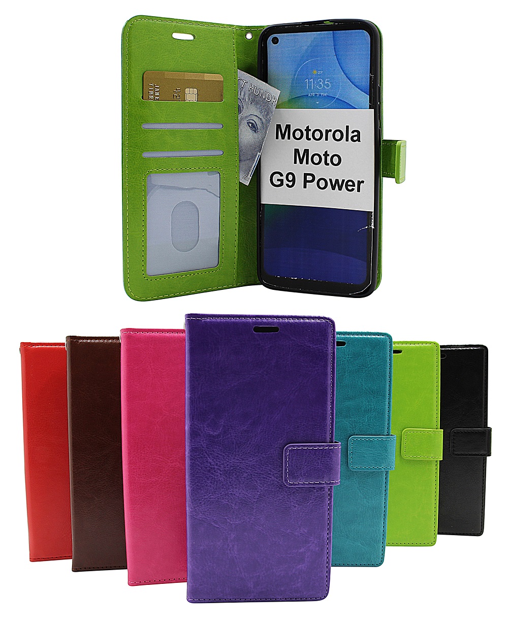 billigamobilskydd.seCrazy Horse Wallet Motorola Moto G9 Power