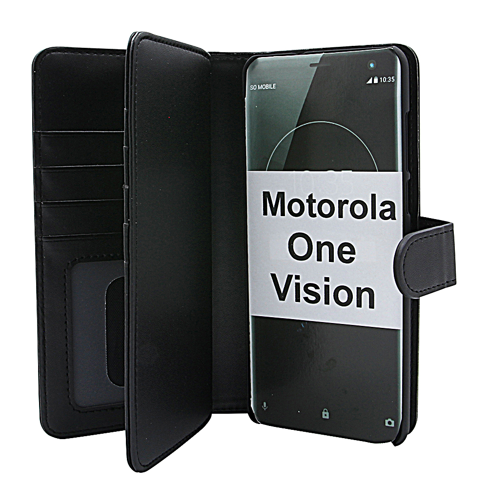 CoverInSkimblocker XL Magnet Fodral Motorola One Vision
