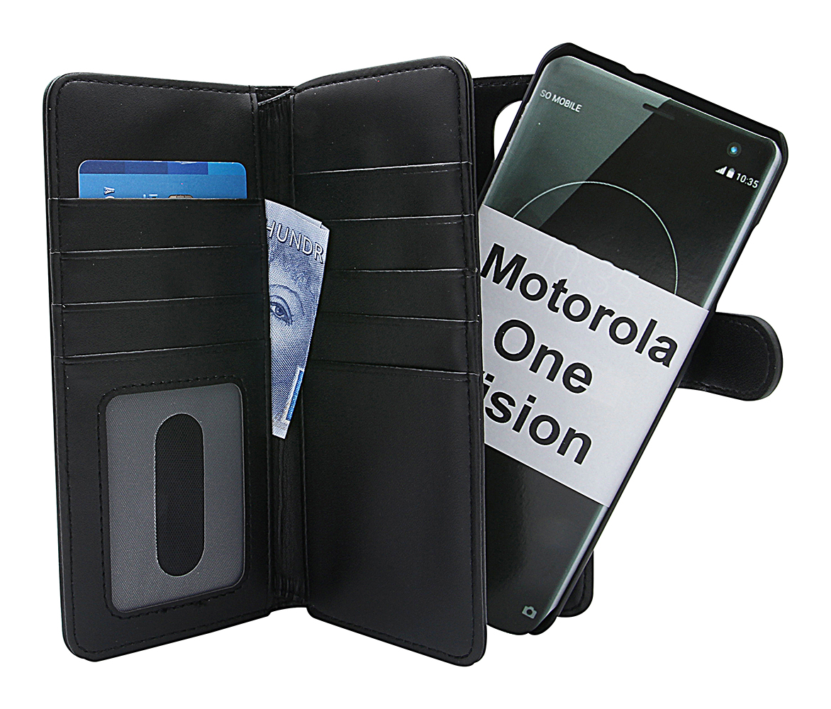 CoverInSkimblocker XL Magnet Fodral Motorola One Vision