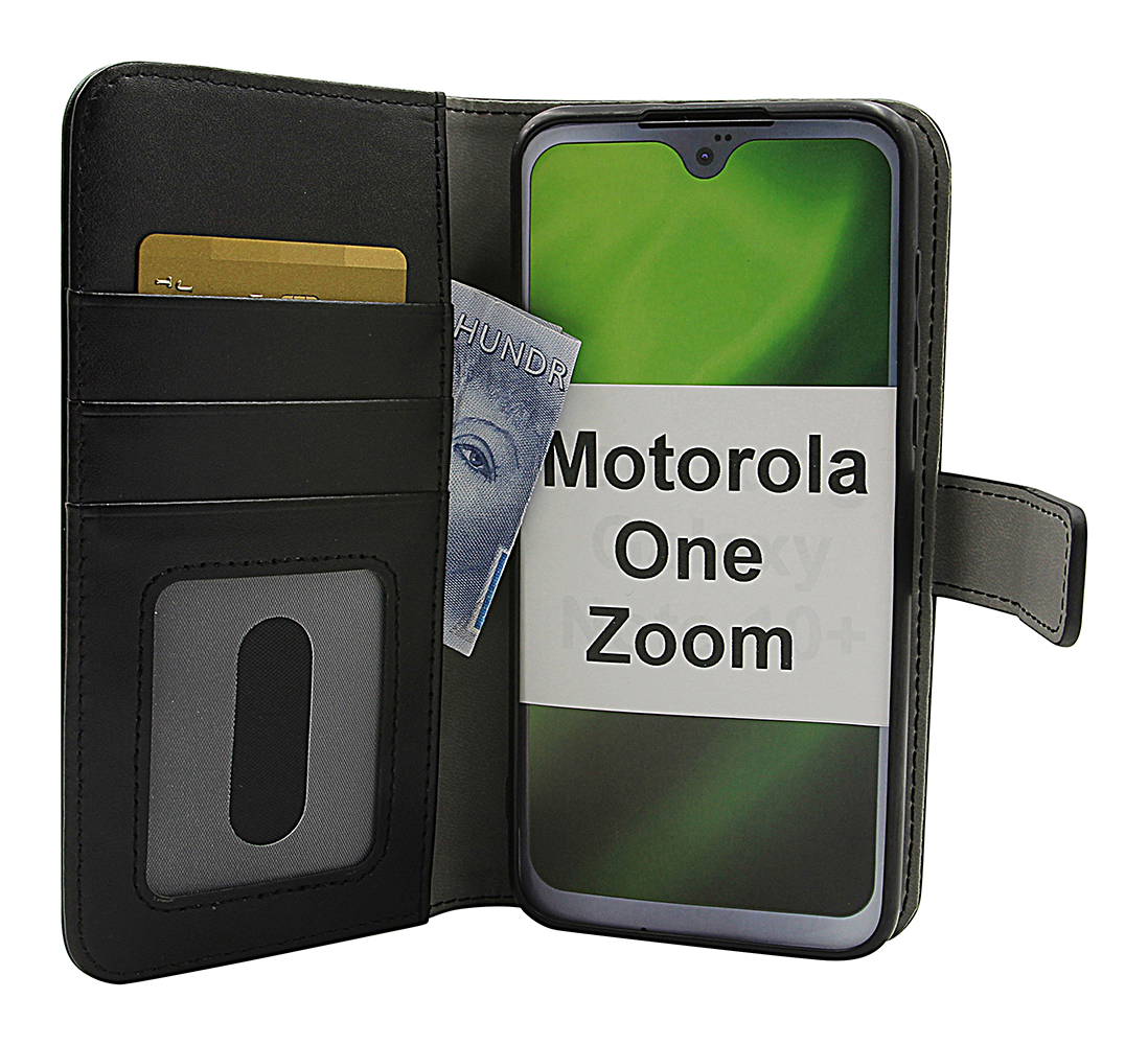 CoverInSkimblocker Magnet Fodral Motorola One Zoom