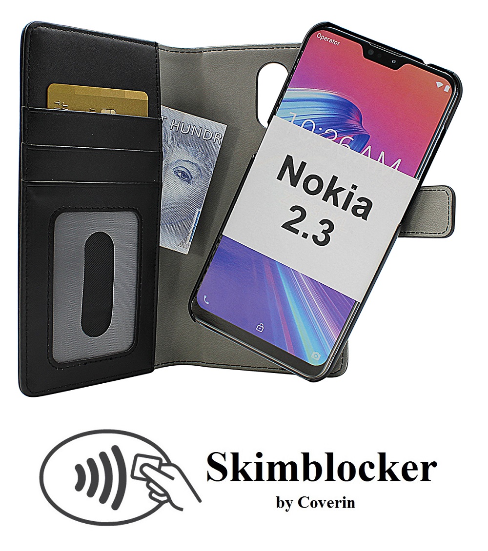 CoverInSkimblocker Magnet Fodral Nokia 2.3