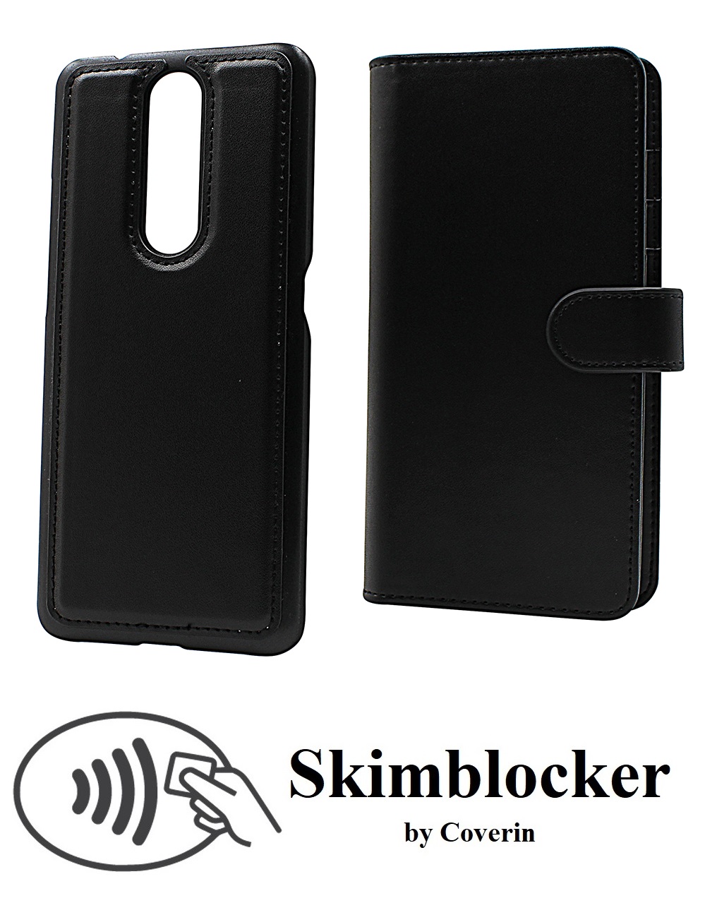CoverInSkimblocker XL Magnet Fodral Nokia 2.4