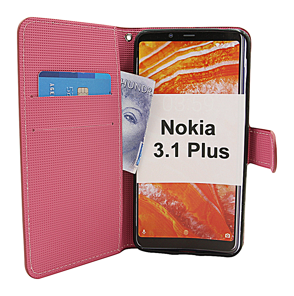 billigamobilskydd.seDesignwallet Nokia 3.1 Plus