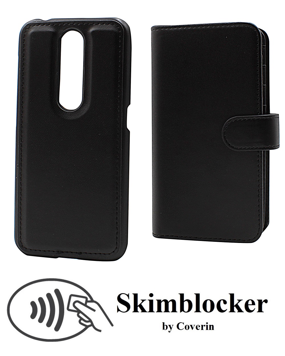 CoverInSkimblocker XL Magnet Fodral Nokia 4.2
