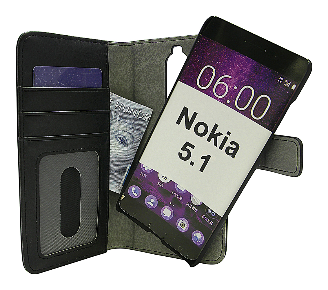 CoverInSkimblocker Magnet Fodral Nokia 5.1