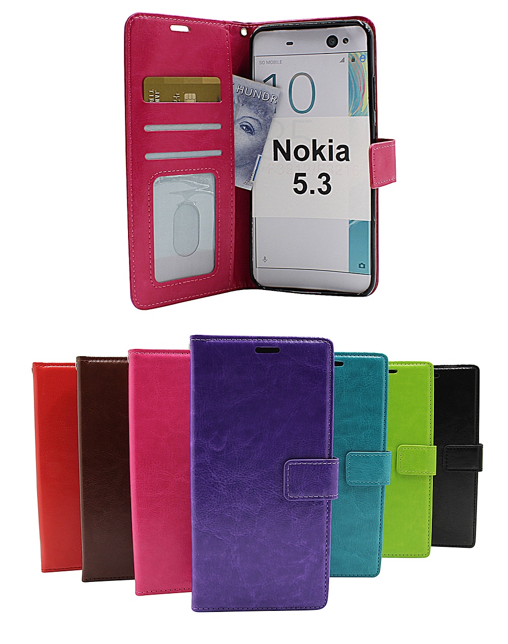 billigamobilskydd.seCrazy Horse Wallet Nokia 5.3