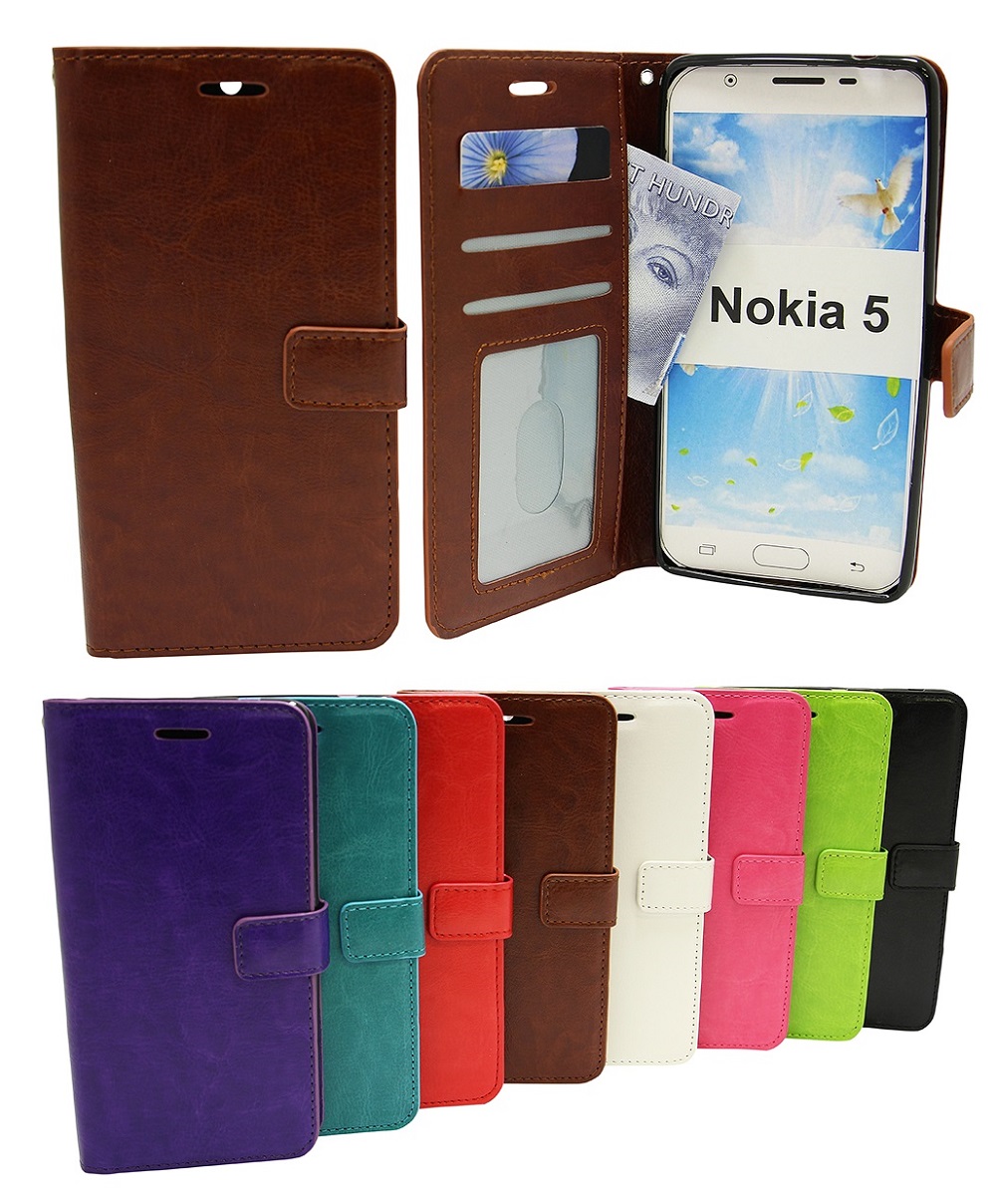 billigamobilskydd.seCrazy Horse Wallet Nokia 5