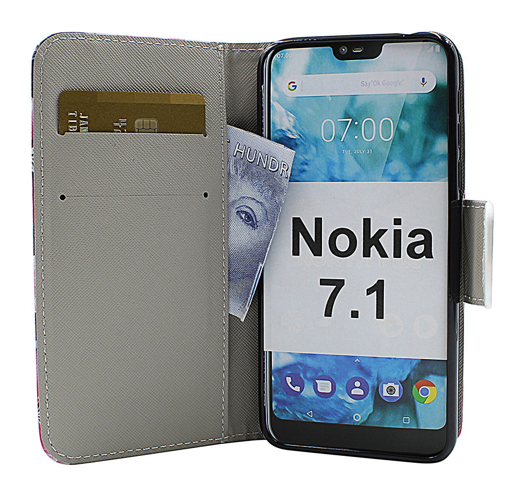 billigamobilskydd.seDesignwallet Nokia 7.1