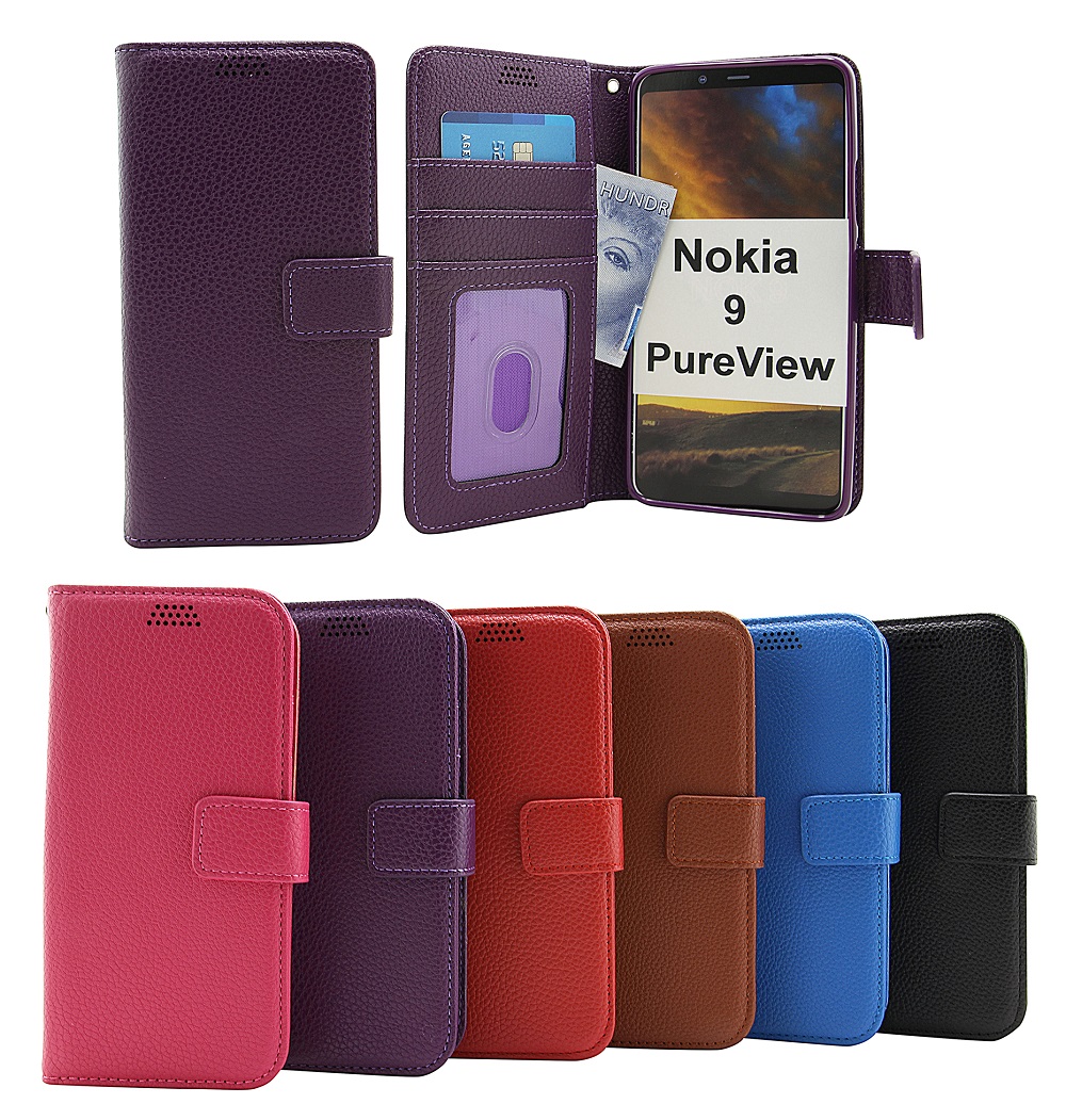 billigamobilskydd.seNew Standcase Wallet Nokia 9 PureView