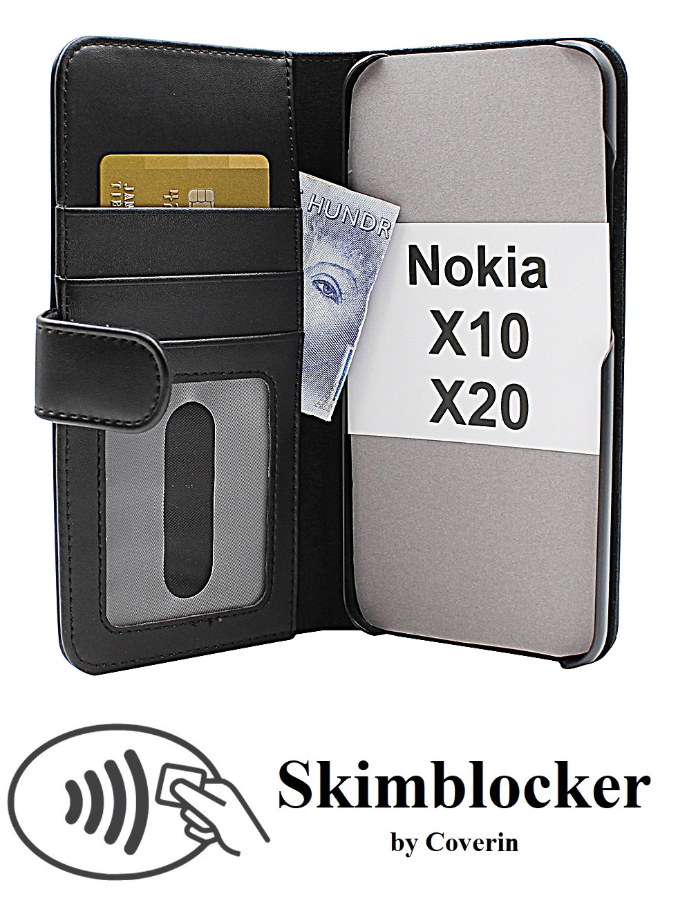 CoverInSkimblocker Plnboksfodral Nokia X10 / Nokia X20