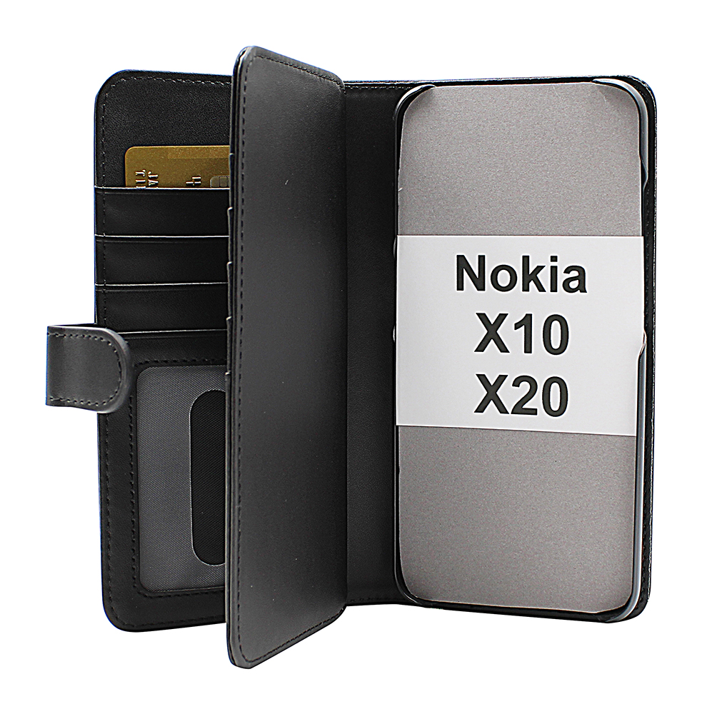 CoverInSkimblocker XL Wallet Nokia X10 / Nokia X20