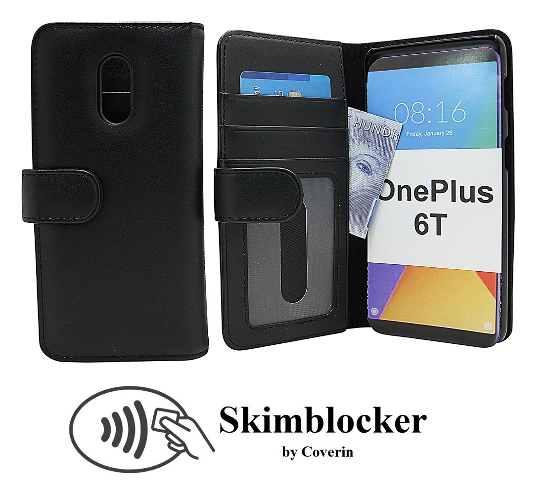 CoverInSkimblocker Plnboksfodral OnePlus 6T