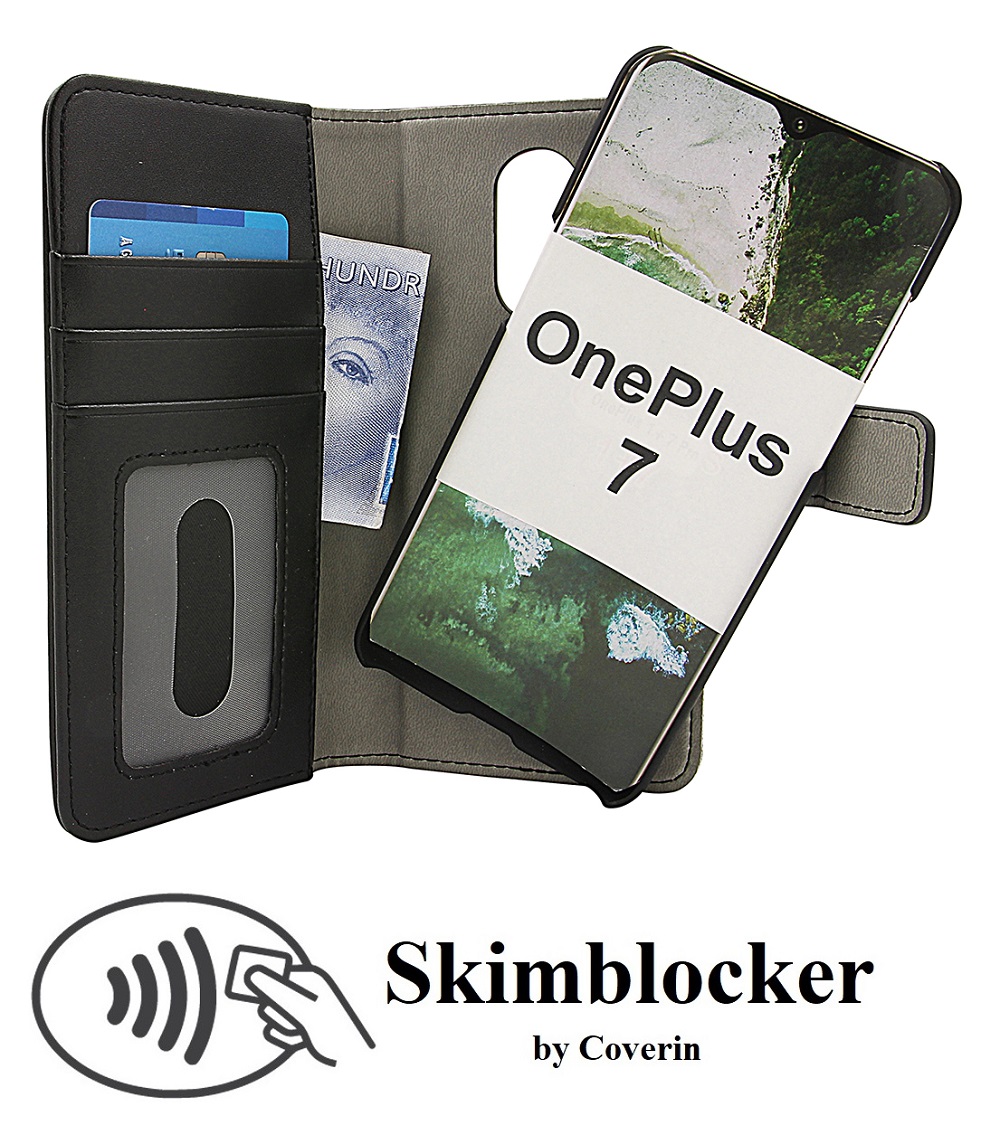 CoverInSkimblocker Magnet Fodral OnePlus 7