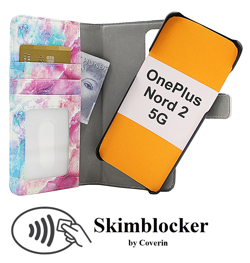 CoverInSkimblocker Magnet Designwallet OnePlus Nord 2 5G