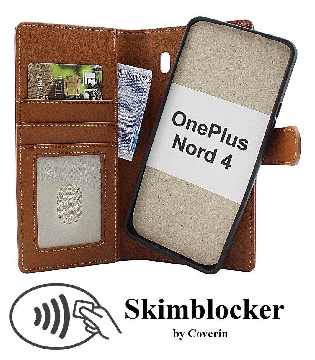 Skimblocker OnePlus Nord 4 5G Magnet Plånboksfodral